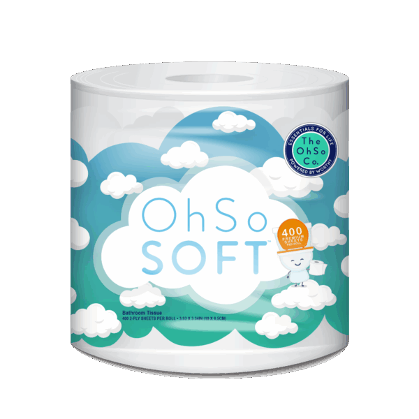 The OhSo Co.  OhSo Soft Bathroom Tissue Single Roll