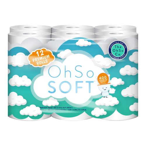 The OhSo Co-OhSo Soft-12pkTissue-Front The OhSo Co-OhSo Soft-12pkTissue-Front